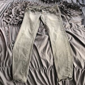 Armani Exchange gray distressed jeans size 4